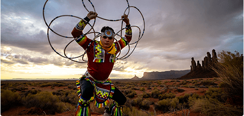 Native American dancing